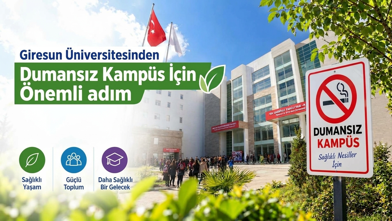 Giresun Üniversitesinde Dumansız Kampüs İçin Önemli Adım